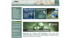 Desktop Screenshot of hirek.topcegalapitas.hu